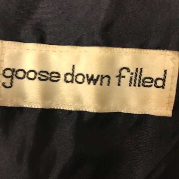 Bogner vintage navy goose down coat.  Size 8 - Picture 6 of 10